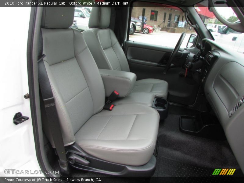 Oxford White / Medium Dark Flint 2010 Ford Ranger XL Regular Cab