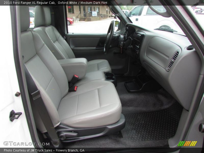 Oxford White / Medium Dark Flint 2010 Ford Ranger XL Regular Cab