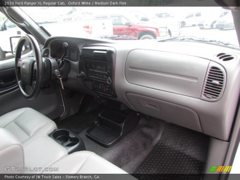 Oxford White / Medium Dark Flint 2010 Ford Ranger XL Regular Cab
