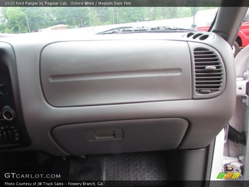 Oxford White / Medium Dark Flint 2010 Ford Ranger XL Regular Cab
