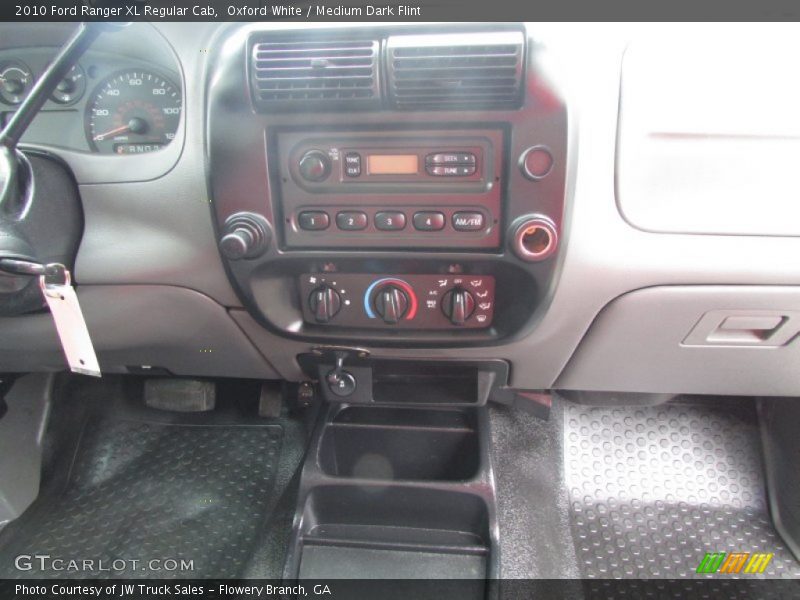 Oxford White / Medium Dark Flint 2010 Ford Ranger XL Regular Cab