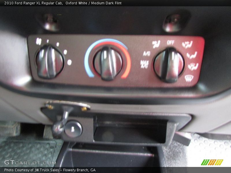 Oxford White / Medium Dark Flint 2010 Ford Ranger XL Regular Cab