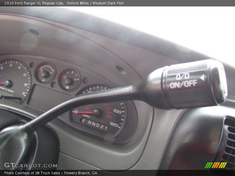 Oxford White / Medium Dark Flint 2010 Ford Ranger XL Regular Cab