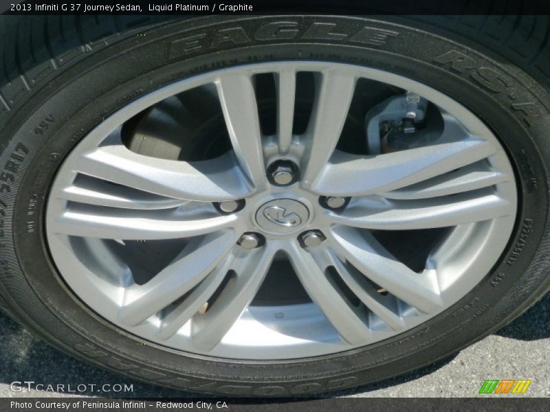 Liquid Platinum / Graphite 2013 Infiniti G 37 Journey Sedan
