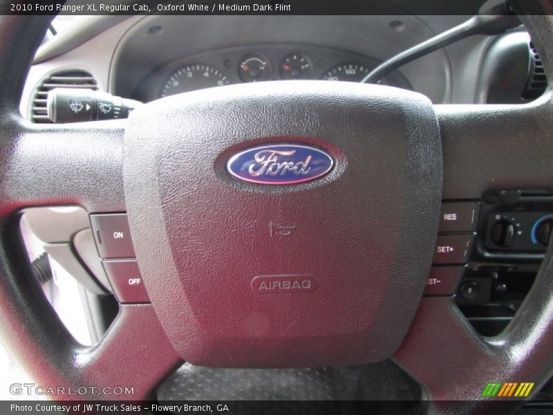 Oxford White / Medium Dark Flint 2010 Ford Ranger XL Regular Cab
