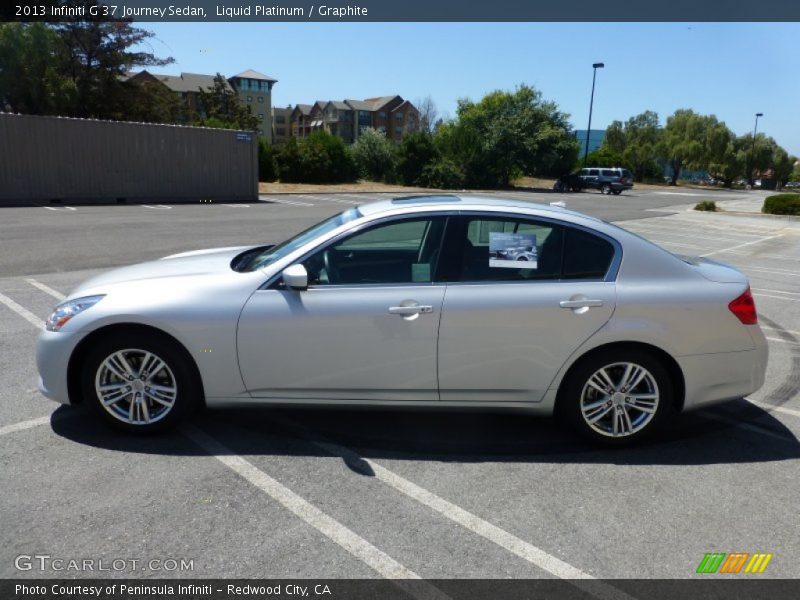 Liquid Platinum / Graphite 2013 Infiniti G 37 Journey Sedan