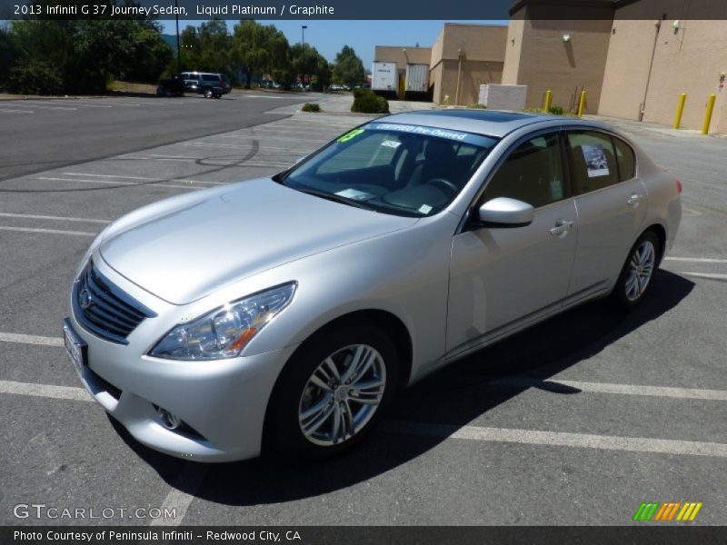 Liquid Platinum / Graphite 2013 Infiniti G 37 Journey Sedan