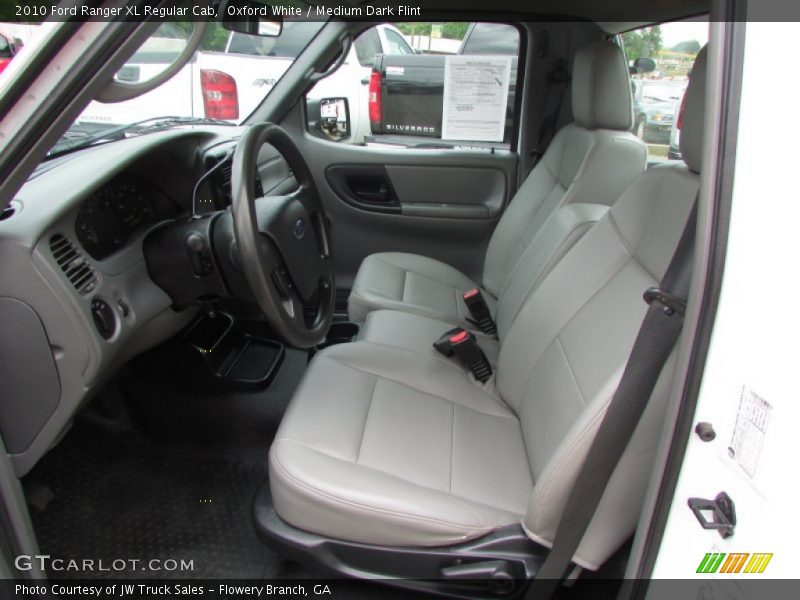 Oxford White / Medium Dark Flint 2010 Ford Ranger XL Regular Cab