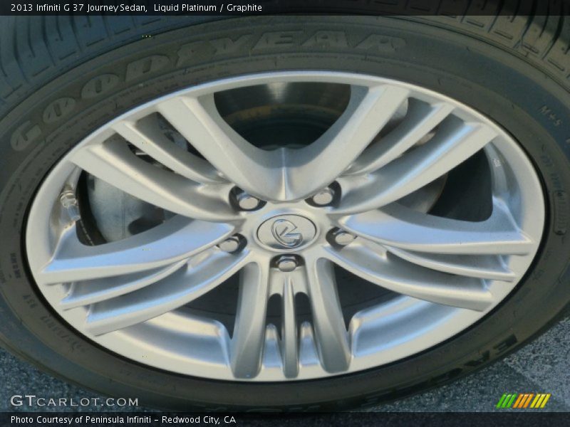 Liquid Platinum / Graphite 2013 Infiniti G 37 Journey Sedan