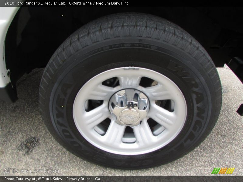 Oxford White / Medium Dark Flint 2010 Ford Ranger XL Regular Cab