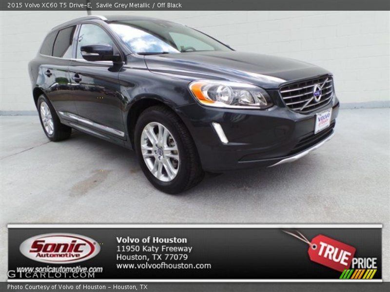Savile Grey Metallic / Off Black 2015 Volvo XC60 T5 Drive-E