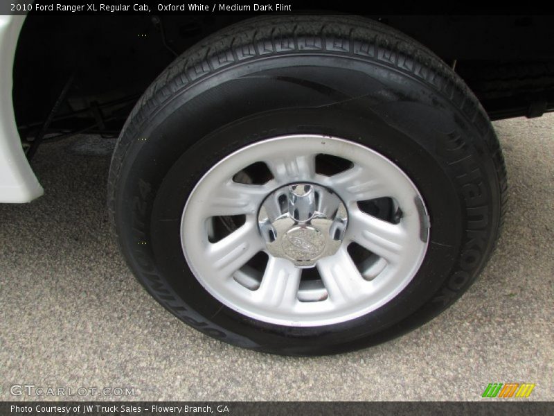 Oxford White / Medium Dark Flint 2010 Ford Ranger XL Regular Cab