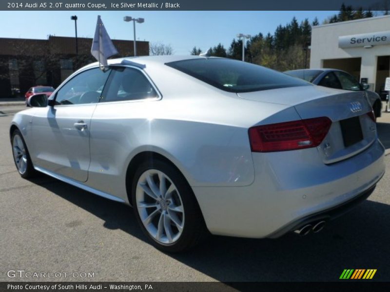 Ice Silver Metallic / Black 2014 Audi A5 2.0T quattro Coupe