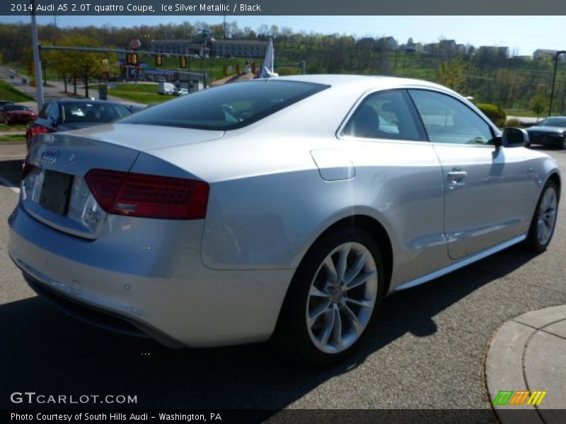 Ice Silver Metallic / Black 2014 Audi A5 2.0T quattro Coupe