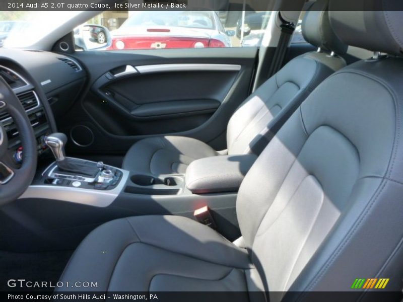Ice Silver Metallic / Black 2014 Audi A5 2.0T quattro Coupe