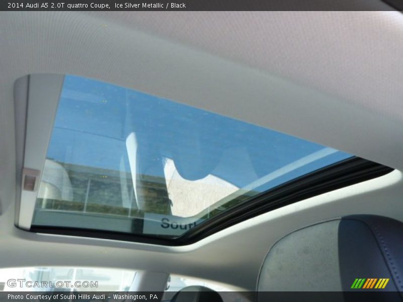 Ice Silver Metallic / Black 2014 Audi A5 2.0T quattro Coupe