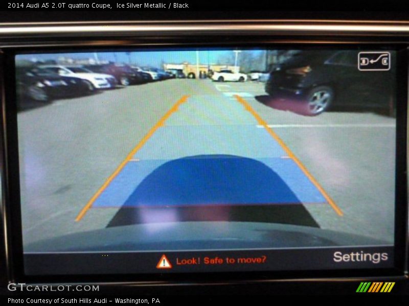 Ice Silver Metallic / Black 2014 Audi A5 2.0T quattro Coupe
