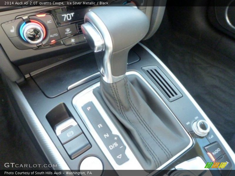 Ice Silver Metallic / Black 2014 Audi A5 2.0T quattro Coupe