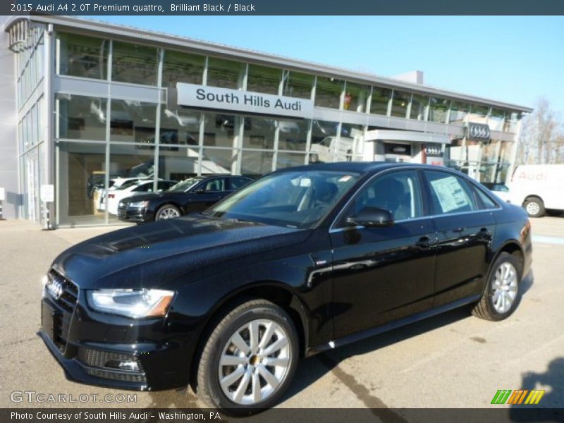 Brilliant Black / Black 2015 Audi A4 2.0T Premium quattro