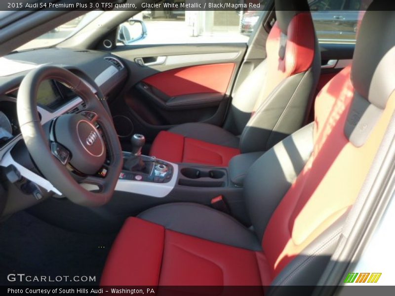  2015 S4 Premium Plus 3.0 TFSI quattro Black/Magma Red Interior
