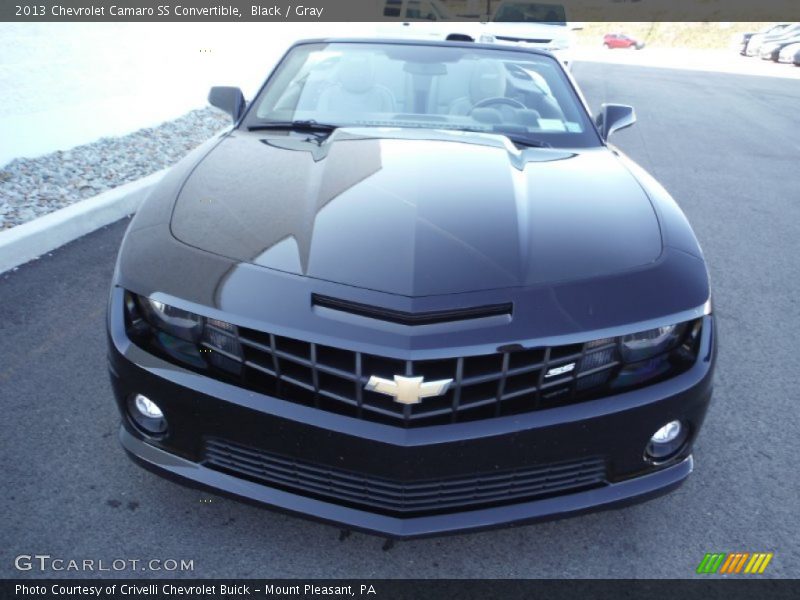 Black / Gray 2013 Chevrolet Camaro SS Convertible
