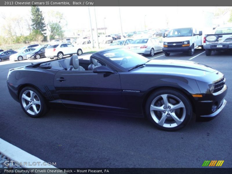 Black / Gray 2013 Chevrolet Camaro SS Convertible