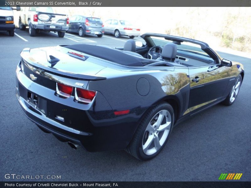 Black / Gray 2013 Chevrolet Camaro SS Convertible