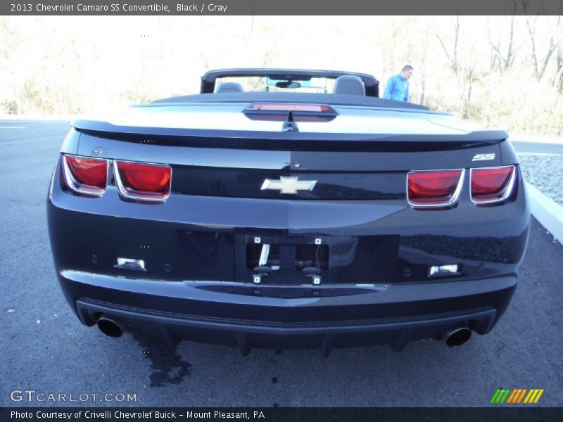 Black / Gray 2013 Chevrolet Camaro SS Convertible