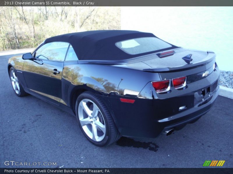 Black / Gray 2013 Chevrolet Camaro SS Convertible