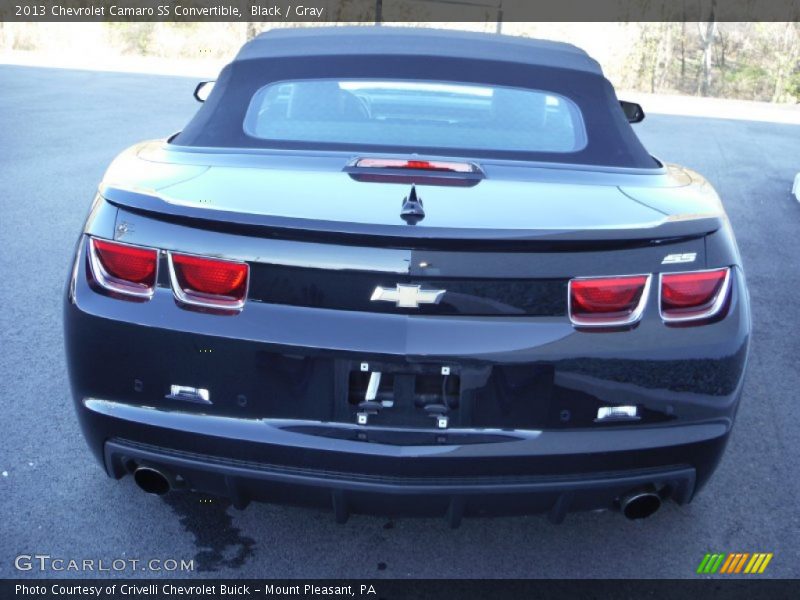 Black / Gray 2013 Chevrolet Camaro SS Convertible