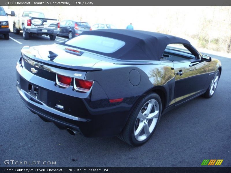 Black / Gray 2013 Chevrolet Camaro SS Convertible