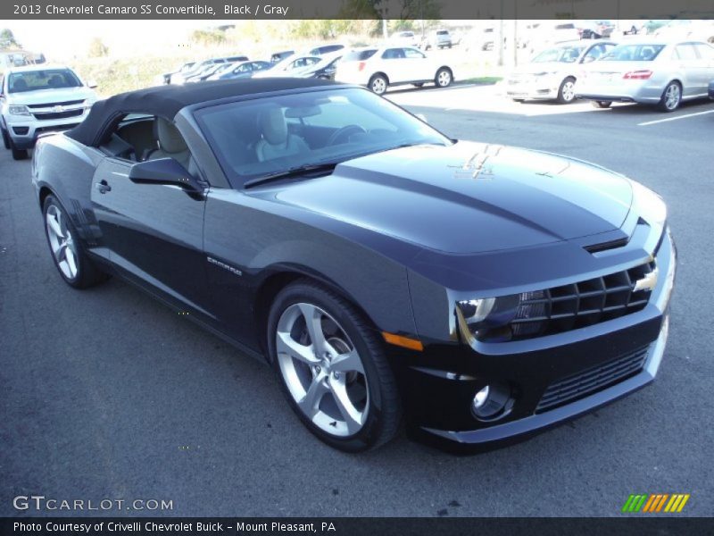 Black / Gray 2013 Chevrolet Camaro SS Convertible