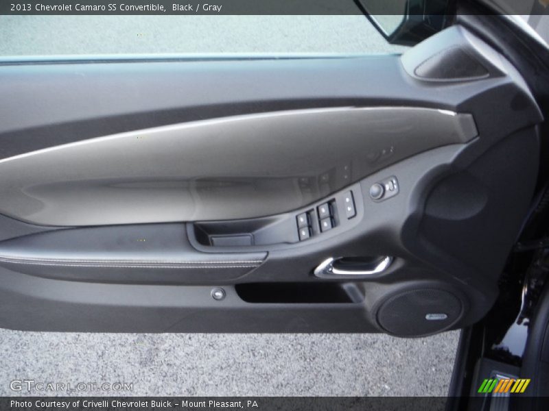 Black / Gray 2013 Chevrolet Camaro SS Convertible