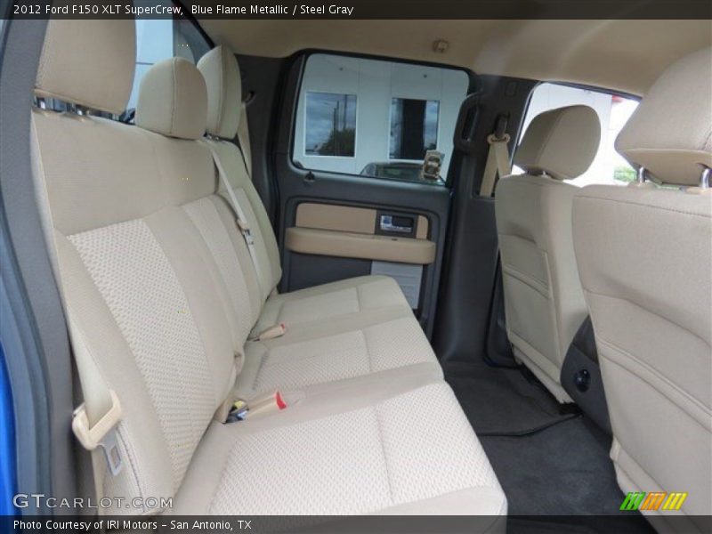 Blue Flame Metallic / Steel Gray 2012 Ford F150 XLT SuperCrew