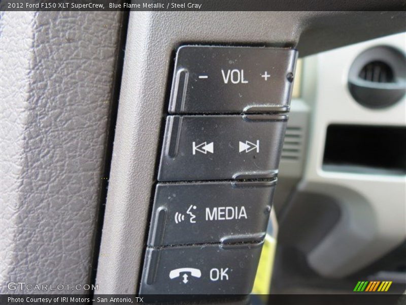 Blue Flame Metallic / Steel Gray 2012 Ford F150 XLT SuperCrew