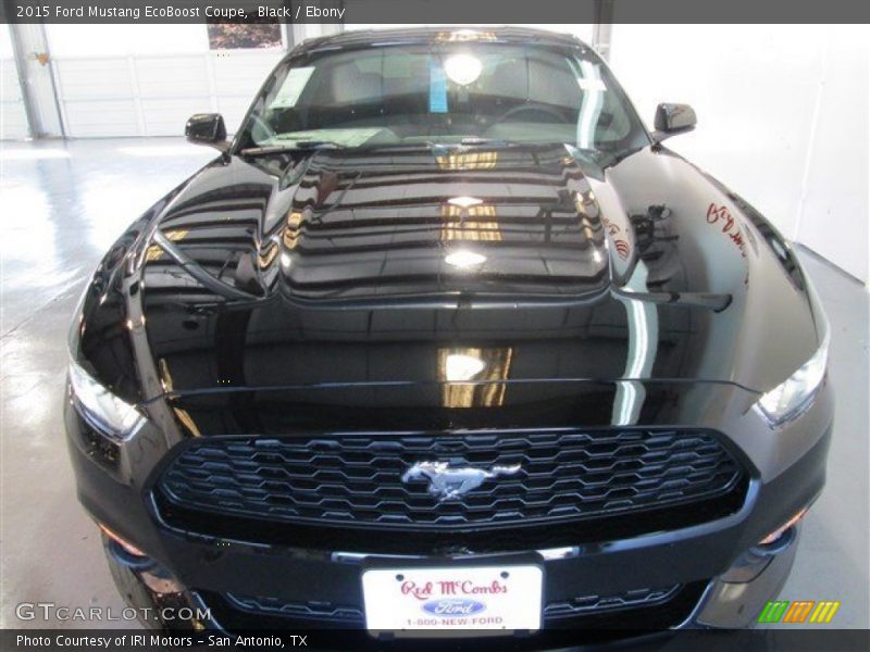 Black / Ebony 2015 Ford Mustang EcoBoost Coupe