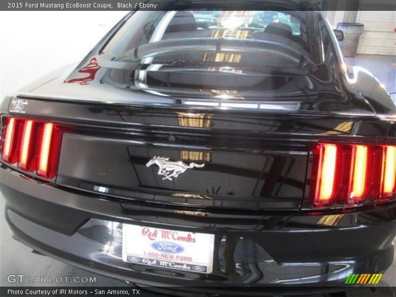 Black / Ebony 2015 Ford Mustang EcoBoost Coupe