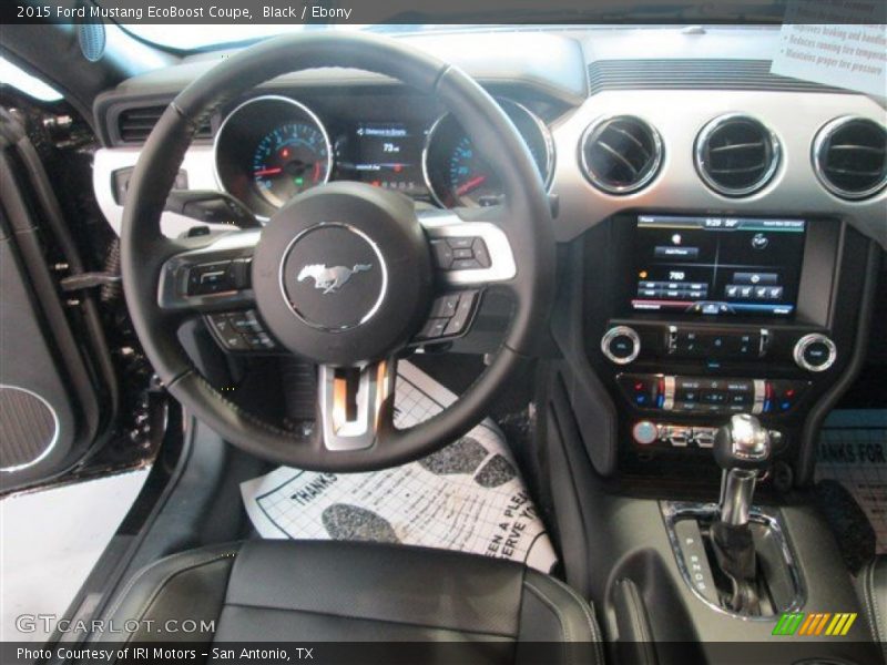 Black / Ebony 2015 Ford Mustang EcoBoost Coupe