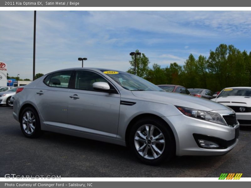 Satin Metal / Beige 2011 Kia Optima EX