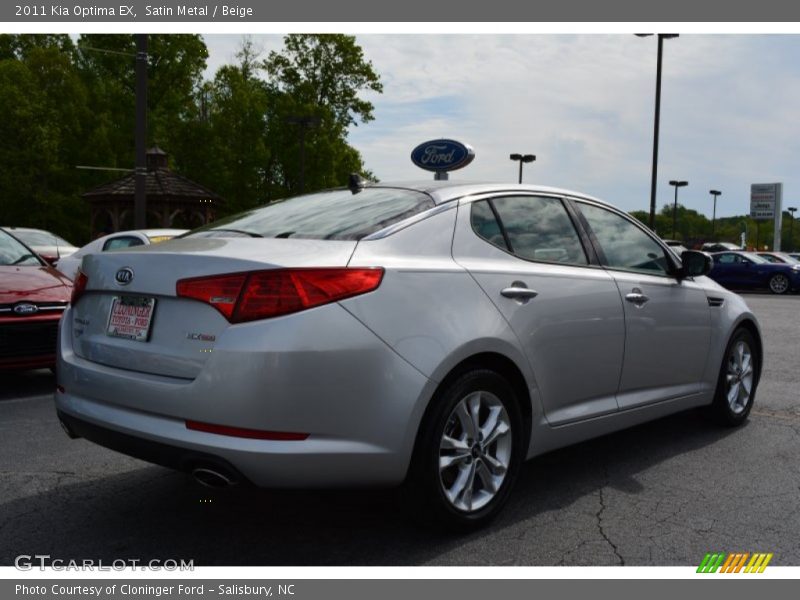 Satin Metal / Beige 2011 Kia Optima EX
