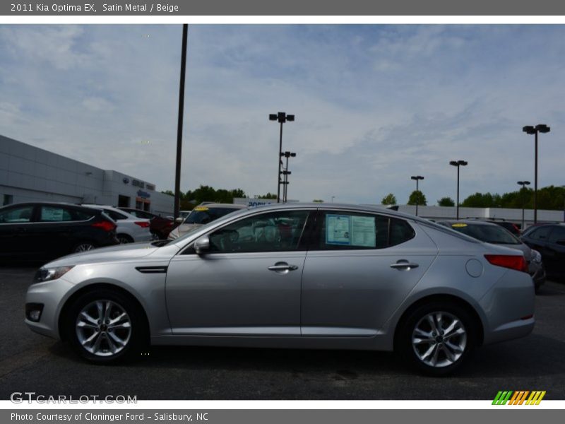 Satin Metal / Beige 2011 Kia Optima EX