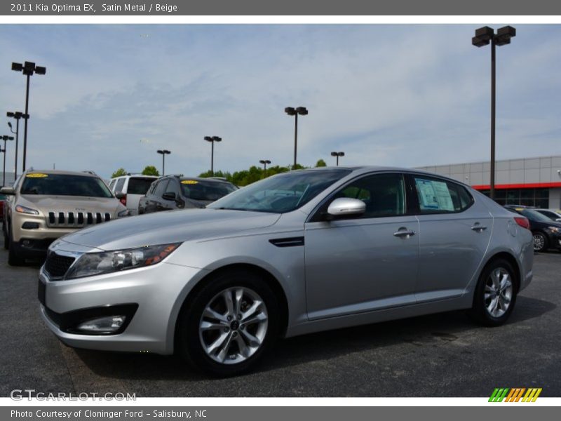 Satin Metal / Beige 2011 Kia Optima EX