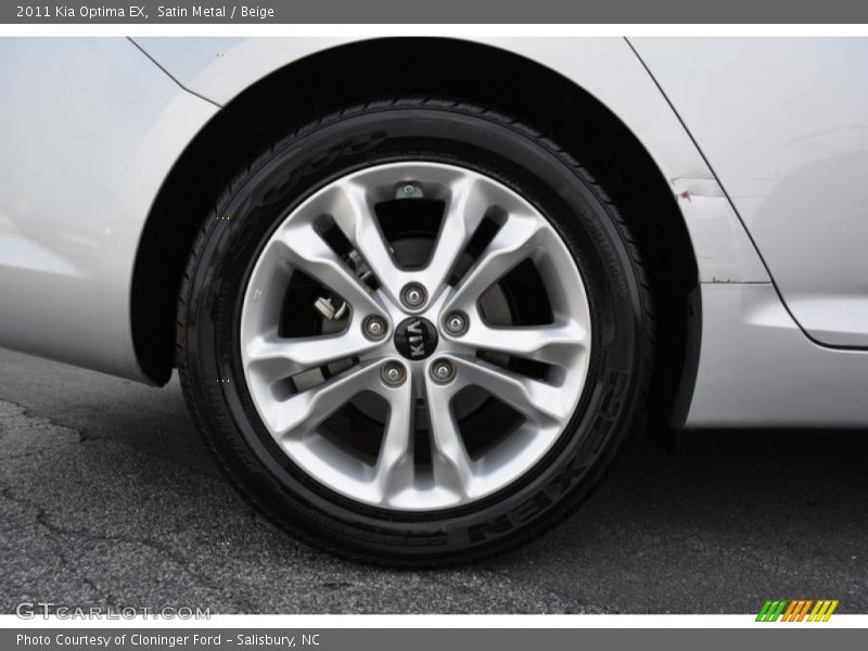 Satin Metal / Beige 2011 Kia Optima EX