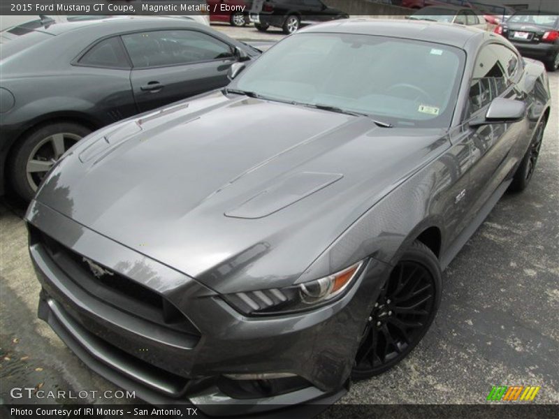 Magnetic Metallic / Ebony 2015 Ford Mustang GT Coupe
