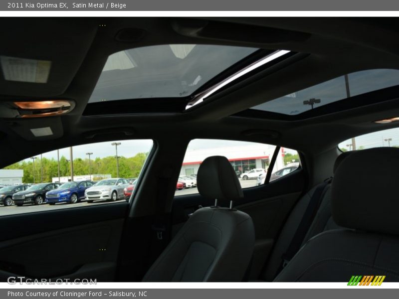Satin Metal / Beige 2011 Kia Optima EX
