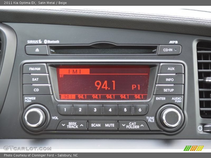 Satin Metal / Beige 2011 Kia Optima EX