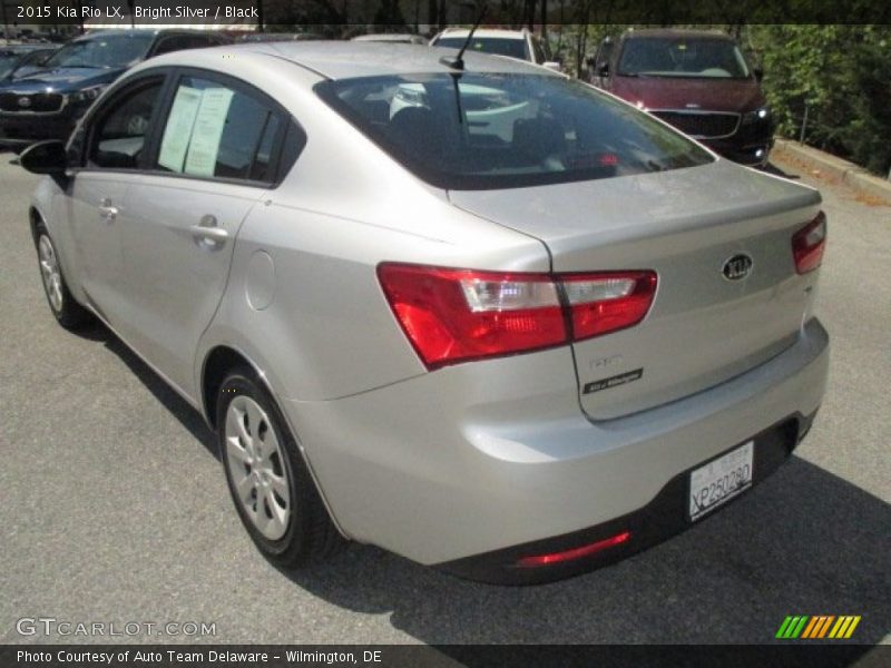 Bright Silver / Black 2015 Kia Rio LX