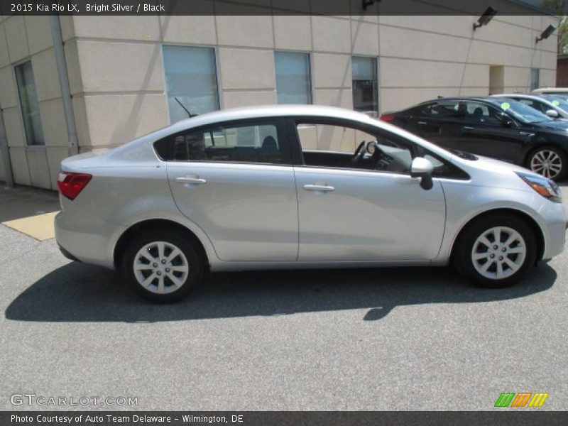 Bright Silver / Black 2015 Kia Rio LX