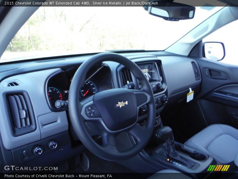 Silver Ice Metallic / Jet Black/Dark Ash 2015 Chevrolet Colorado WT Extended Cab 4WD