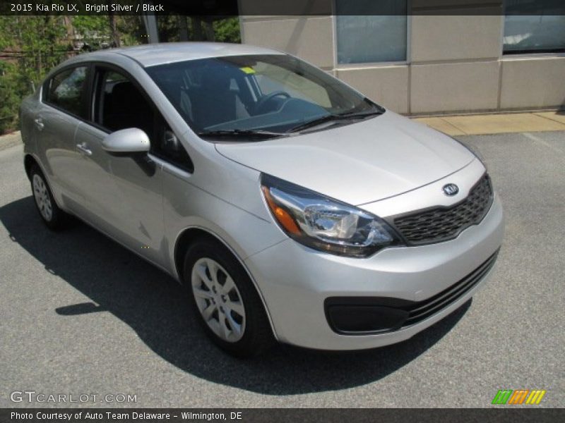 Bright Silver / Black 2015 Kia Rio LX